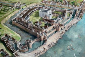 Artist's Impression Of The Tower Of London Site, 1547 — Ivan Lapper