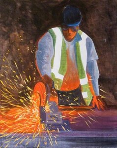 Cutting A Girder — Colin David Tidbury