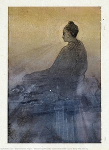 Výstava Buddhy — Abanindranath Tagore