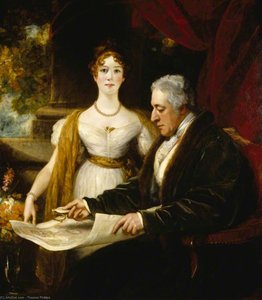George O'brien Wyndham, 3rd Earl Of Egremont, And His Daughter Mary Wyndham, Later Countess Of Munster — Thomas Phillips