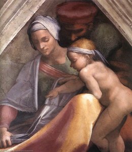 Kristovi Predniki: Figure (11) — Michelangelo