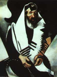 The Praying Jew, Oil On Canvas, The Art Instit — Marc Chagall