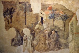 Confirmation Of The Carmelite Rule (detail) — Filippo Di Tommaso Lippi