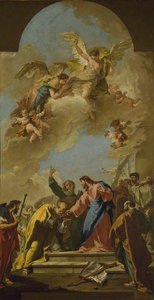 Christ's Charge To St Peter — Giovanni Battista Pittoni The Younger