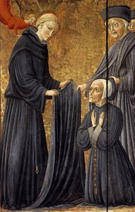 The Blessed Agostino Novello Assigning The Habit Of The Hospital To The Rector — Vecchietta (francesco Di Giorgio E Di Lorenzo)