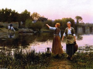 The Water Carriers — Daniel Ridgway Knight
