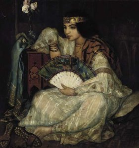A Seated Oriental Beauty — Émile Bernard