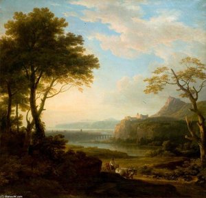 Classical Landscape - — Sir Augustus Wall Callcott