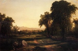 Path Over The Field - A Reccollection Of The Hudson — John Frederick Kensett