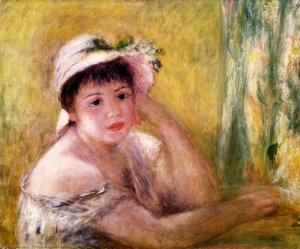 Femme À La Casquette — Pierre-auguste Renoir