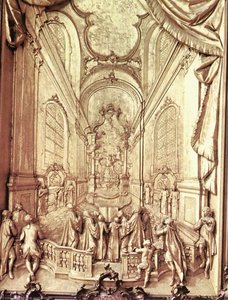 St Benedict Chanting Psalms (detail Of The Organ) — Johann Josef Christian