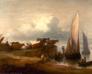 Un Paisaje Costero — Thomas Gainsborough