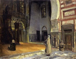 Interior Of A Mosque, Cairo — Henry Ossawa Tanner