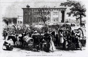 Market Scene In Macon