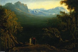 Edwin And Angelina (also Known As The Hermit) — John Martin