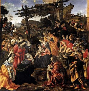 Adoration Of The Magi (detail) — Filippino Lippi
