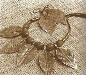 Early African Heritage Design With Turkana Brass Leaves — Alan Donovan Phillips Leitch