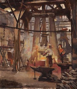 Interior Of A Factory — Frederick William Elwell