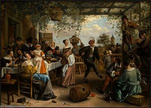 The Dancing Couple — Jan Havickszoon Steen
