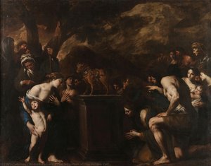 The Adoration Of The Golden Calf — Andrea Vaccaro