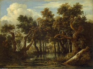 The Marsh In A Forest — Jacob Isaackszoon Van Ruisdael
