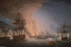 The Bombardment Of Algiers — Thomas Luny