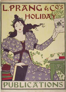 'l. Prang ^ Co's. Holiday Publications', (56 X 39 Cm) (1895) — Louis John Rhead