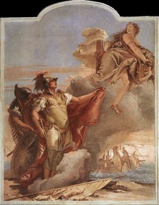 Venus Presentándose Ante Eneas En Las Costas De Cartago — Giambattista Tiepolo