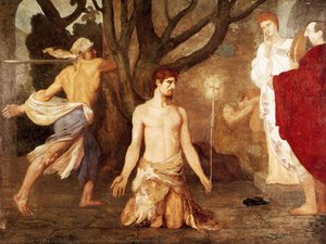 The Beheading Of St John The Baptist — Pierre Cécile Puvis De Chavannes