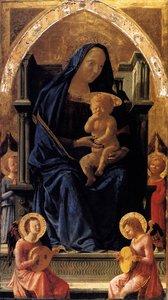 Madonna With Child And Angels — Masaccio
