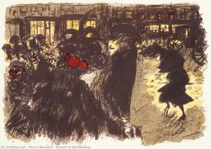 Square In The Evening — पियरे बोनार्ड