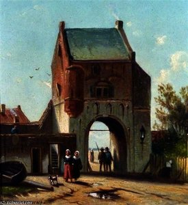 Landscape With Figures — Jan Weissenbruch