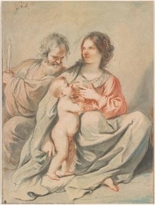 The Holy Family — Guercino