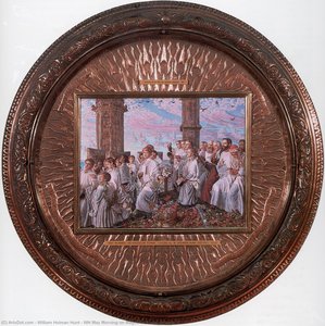 Wh May Morning On Magdalen Tower Oxford — William Holman Hunt