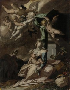 Odpočitek Na Potovanju V Egipt — Abraham Bloemaert