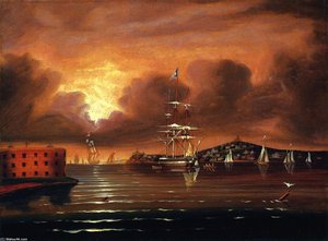 Threatening Sky, Bay Of New York — Thomas Chambers