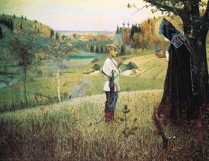 The Vision Of The Young Bartholomew — Mikhail Nesterov