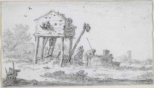 Landscape With A Dovecote — Jan Josephszoon Van Goyen