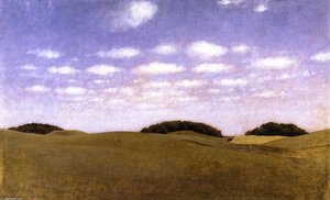 Landscape, From Lejre — Vilhelm (hammershøi)hammershoi