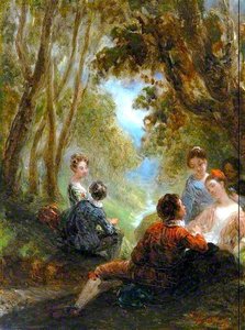 A Fête Champêtre — Pierre Joseph Dedreux Dorcy