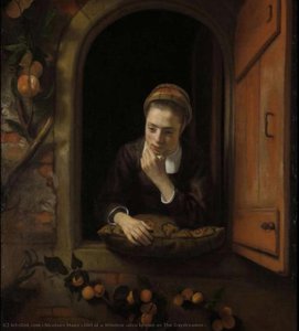 Girl At A Window (also Known As The Daydreamer) — Nicolaes Maes