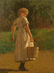 Girl With Pail — Winslow Homer
