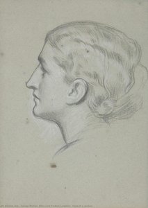 Study Of A Woman — George Morton; After Lord Frederic Leighton