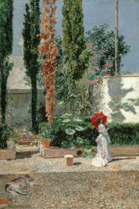 Garden Of The House Of Fortuny — Raimundo De Madrazo Y Garreta