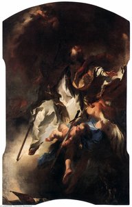 St Narcissus In Glory — Franz Anton Maulbertsch
