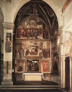 View Of The Sassetti Chapel — Domenico Ghirlandaio