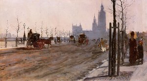 The Victoria Embankment, London — Giuseppe De Nittis