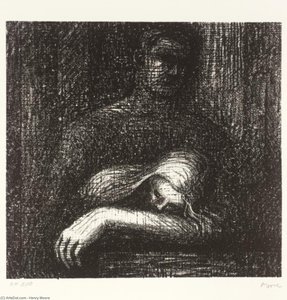 Berceuse Tête Dormante — Henry Moore