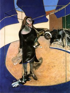 Retrato De Isabel Rawsthorne De Pie En Una Calle De Soho — Francis Bacon