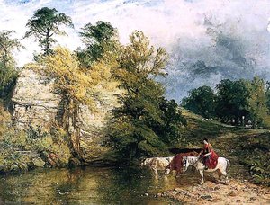 Landscape In Derbyshire — Henry Thomas Dawson